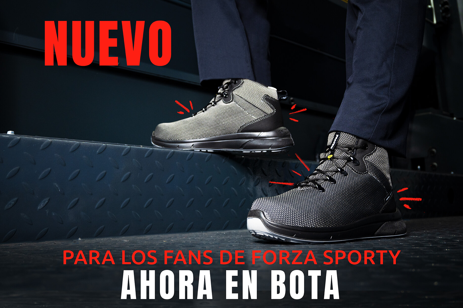 New Dauris Sporty S3 Negro ESD 